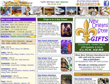 Tablet Screenshot of neworleanswebsites.com